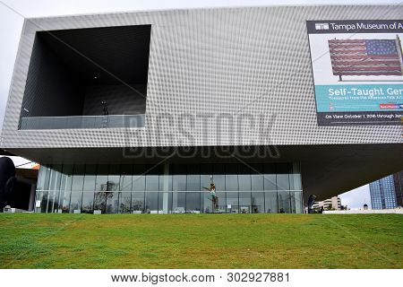 Tampa, Flordia, Usa - January 7, 2017: The Tampa Art Museum