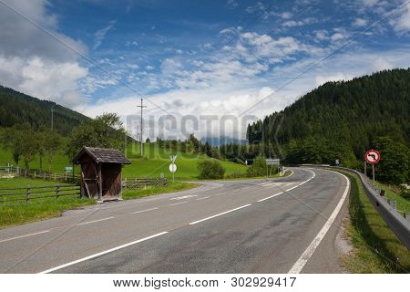 Summer Landscape In Obertauern Ski Resort, Salzburg Land,austria