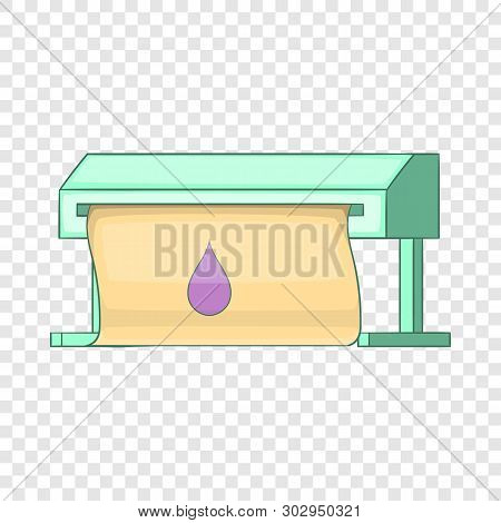 Plotter Icon. Cartoon Illustration Of Plotter Vector Icon For Web Design