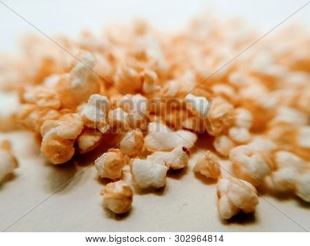 A Picture Of Sesame Seeds On White Background