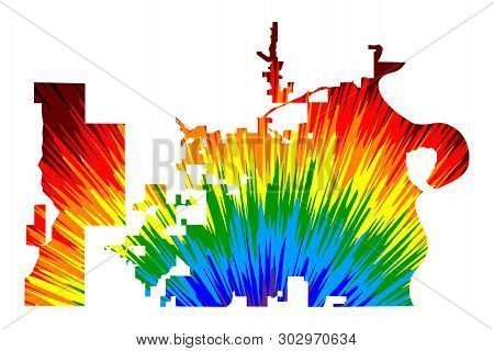 Omaha City (united States Of America, Usa, U.s., Us, United States Cities, Usa City)- Map Is Designe