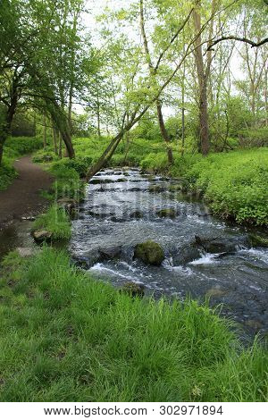 River Nette Near Andernach Inthe Middle Rhine Valley