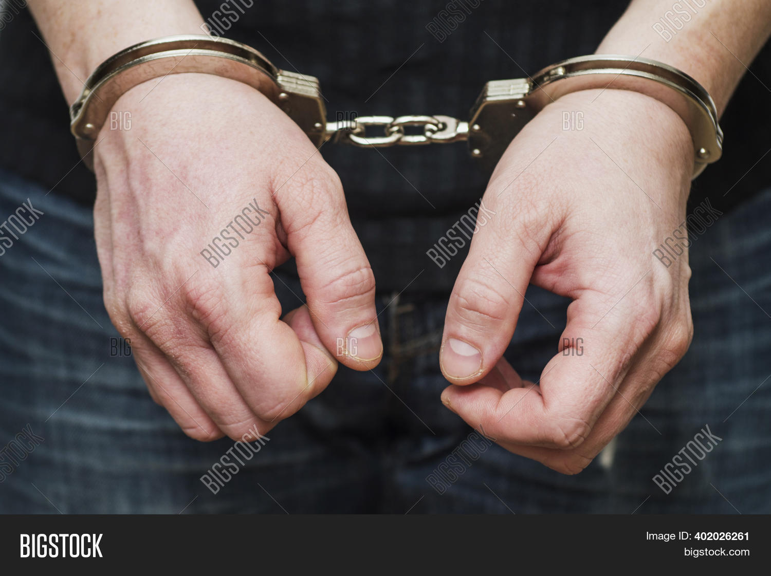 Man Detained Handcuffs Image & Photo (Free Trial) Bigstock