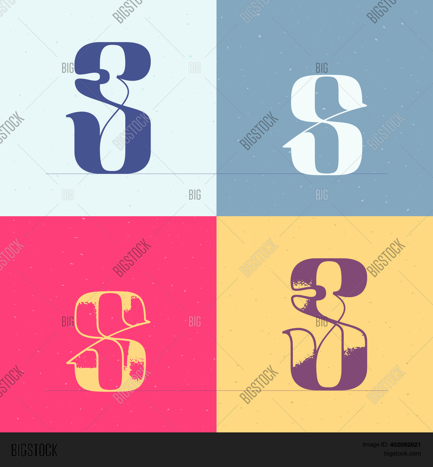 S Letter Logo Elegant Vector & Photo (Free Trial) | Bigstock