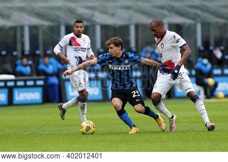 Milano, Italy. 03th January 2021. Nicolo Barella Of Fc Internazionale  During The Serie A Match Betw