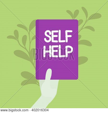Self Help Book, Health And Psychological Problems Solving. Positive Thinking Practice, Stress Manage