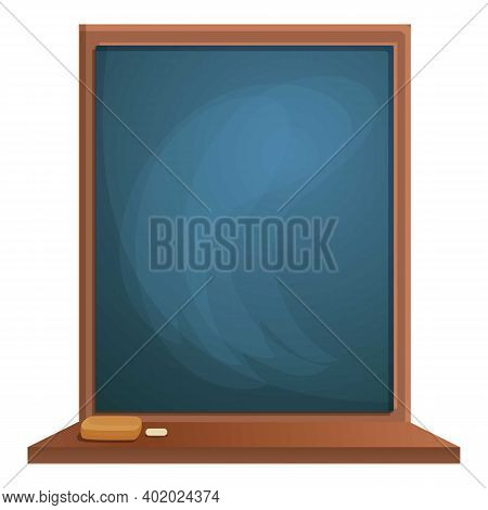 Small Chalkboard Icon. Cartoon Of Small Chalkboard Vector Icon For Web Design Isolated On White Back