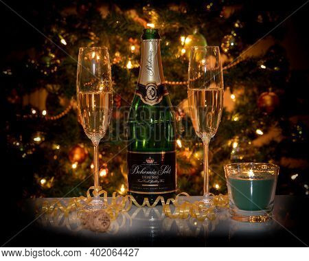 Bottle Of Bohemia Sekt - Bohemia Sekt Is Sparkling Wine, Most Popular Champagne In Czech Republic.