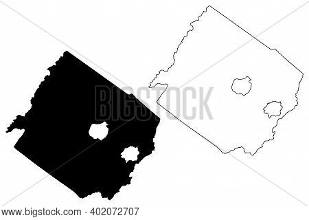 Augusta County, Commonwealth Of Virginia (u.s. County, United States Of America, Usa, U.s., Us) Map 