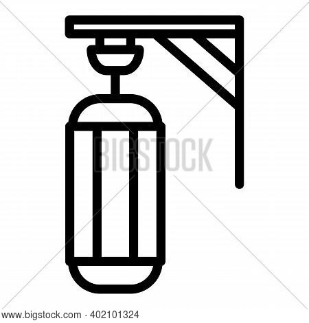 Boxing Bag Icon. Outline Boxing Bag Vector Icon For Web Design Isolated On White Background