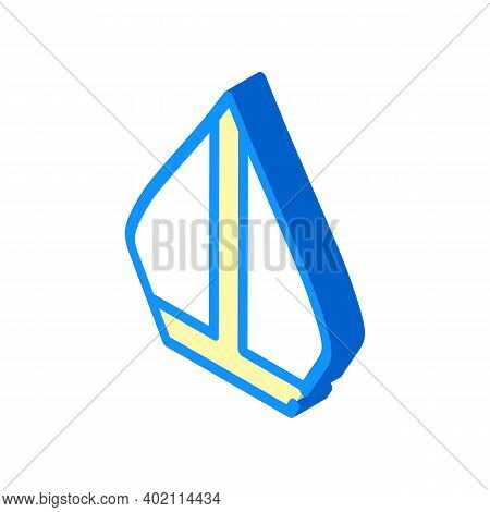 Pope Hat Isometric Icon Vector Illustration Color