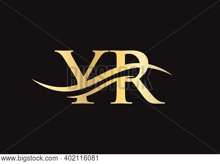 Initial Yr Letter Business Logo Design Vector Template With Minimal And Modern Trendy