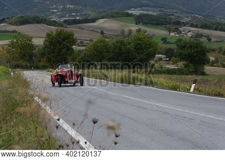 Fiat 508 S Balilla Sport Coppa Oro 1933 On An Old Racing Car In Rally Mille Miglia 2020 The Famous I