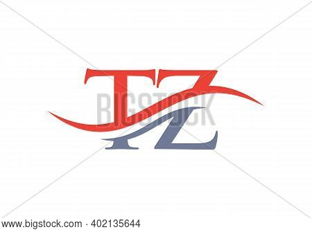 Initial Monogram Letter Tz Logo Design Vector. Tz Letter Logo Design With Modern Trendy