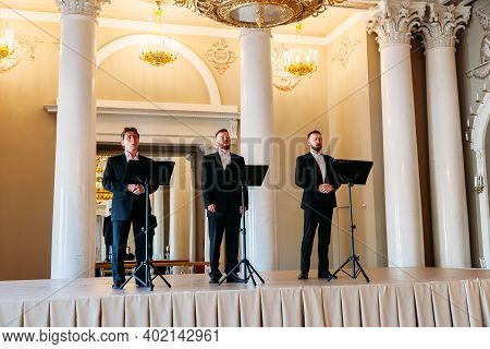 Saint Petersburg, Russia, 18.04.2019, Vocal Ensemble Of The Yusupovsky Palace