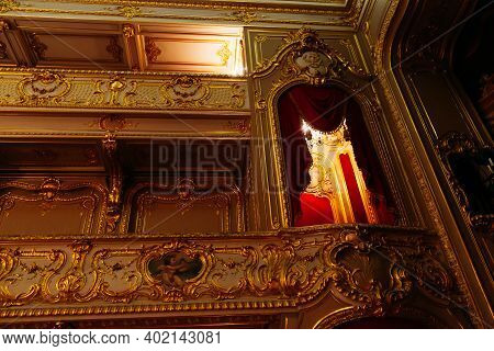 Saint Petersburg, Russia, 18.04.2019, Yusupov Palace Home Theater