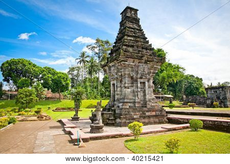Candi Penataran tempel i Blitar, east Java, Indonesien.