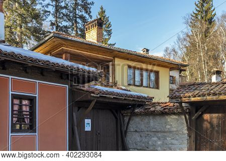 Typical Street And Old Houses In Koprivshtitsa, Bulgaria