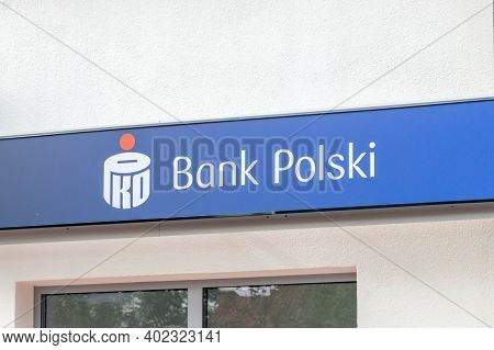 Pruszcz Gdanski, Poland - September 29, 2020: Pko Bank Polski.