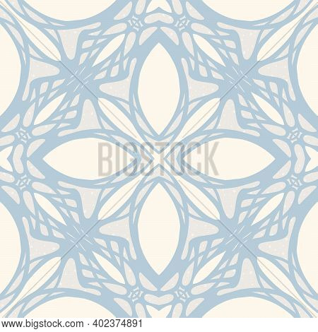Seamless Pattern, Background. Colored Vector Illustration In Art Nouveau Style, Vintage, Old, Retro 