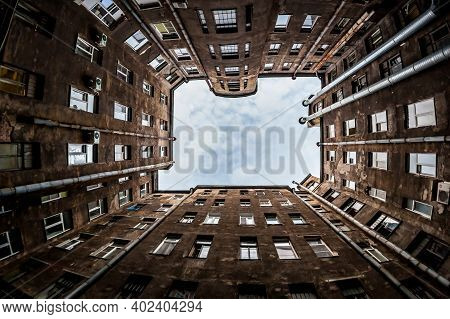 The Yard-well In The Petrograd District Of St. Petersburg