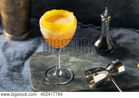 Boozy Brandy Crusta Cocktail
