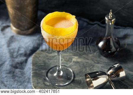Boozy Brandy Crusta Cocktail
