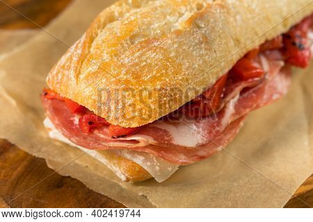Homemade Spanish Ham Bocadillo Sandwich