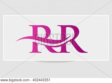 Letter Rr Logo Design For Business And Company Identity. Creative Rr Letter With Luxury Concept.