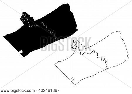 Giles County, Commonwealth Of Virginia (u.s. County, United States Of America, Usa, U.s., Us) Map Ve