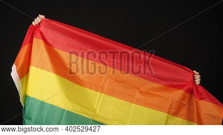 Lgbtq Flag Or Lesbian Gay Bi Sexsual Transgender Queer Or Homosexsual Pride