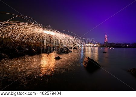 Steel Wool Photography Involves Setting Light To Steel Wool And Then Spinning It In The Air To Creat