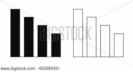 Infographic Element Diagram Vector Icon Illustrator Isolated On White Background