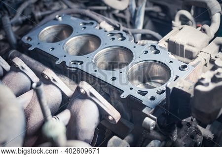 Cylinder Head Gasket Replacement In Car Service