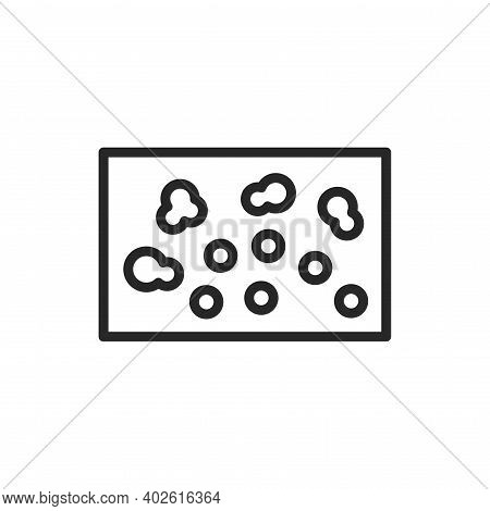 Lichen Planus Disease Color Line Icon. Isolated Vector Element.