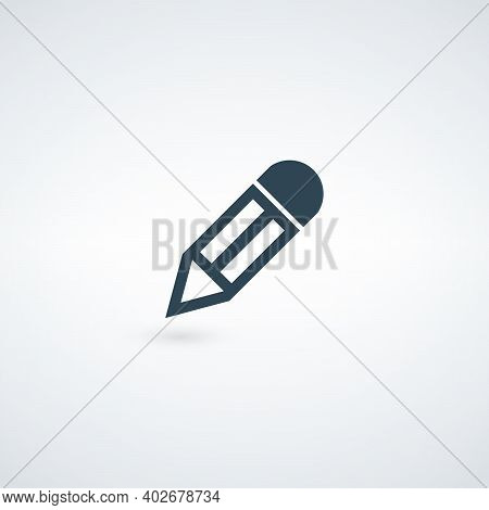 Vector Pencil Icon, Drawing Symbil, Edit Icon. Stock Vector Illustration Isolated