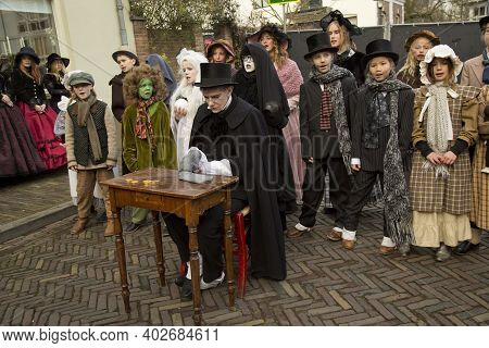 Deventer, Netherlands, 17 December 2016. Dickens Festival In Deventer, Netherlands.