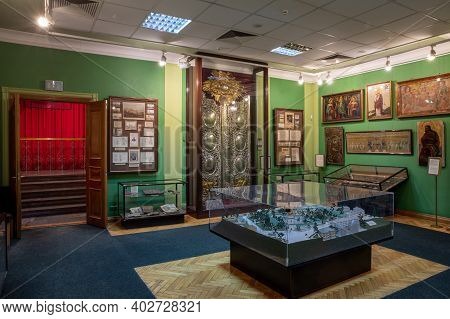 Museum Exhibits Inside The Museum Of The St. Michaels Golden-domed Monastery Complex - Kyiv, Ukraine
