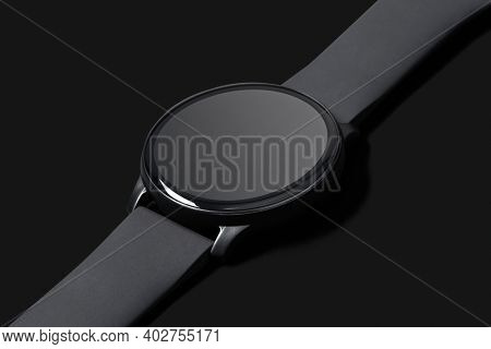 Smartwatch screen mockup digital device