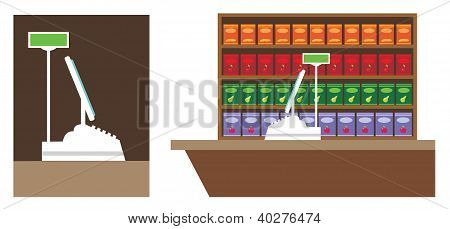 Registratore di cassa.
