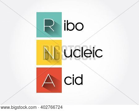 Rna - Ribonucleic Acid Acronym, Medical Concept Background