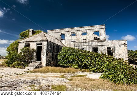 Old ruins of Harrismith Plantation House could be found on the cliff above Harrismith beach in Barbados. The building was founded in 19th century and has been abandoned for a long time