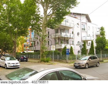 Modern Apartment Building In Berlin, Germany