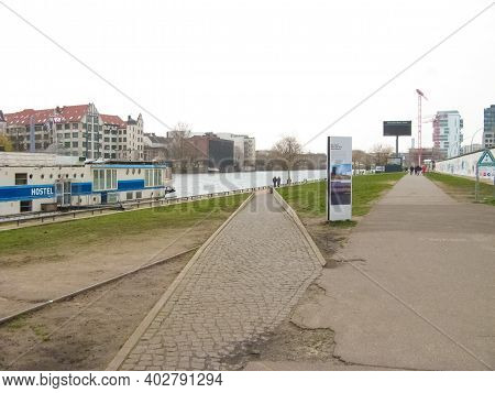 Berlin, Germany - March 03, 2020: Cars At Street And Road At Berlin