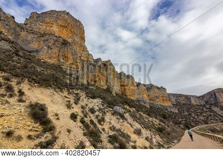 View Of Gorges Of Riaza In Segovia (spain)