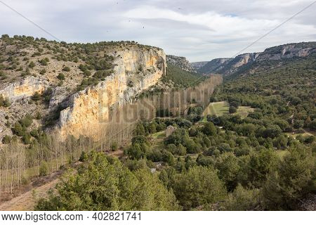 View Of Gorges Of Riaza In Segovia (spain)