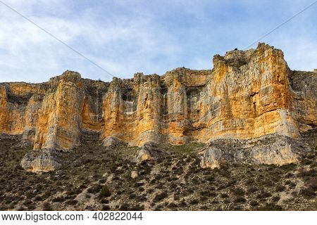 View Of Gorges Of Riaza In Segovia (spain)