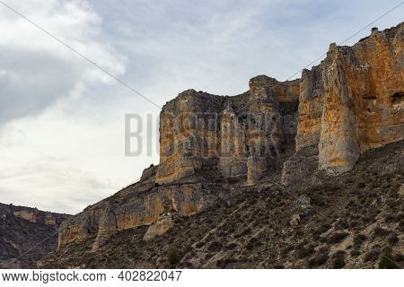 View Of Gorges Of Riaza In Segovia (spain)
