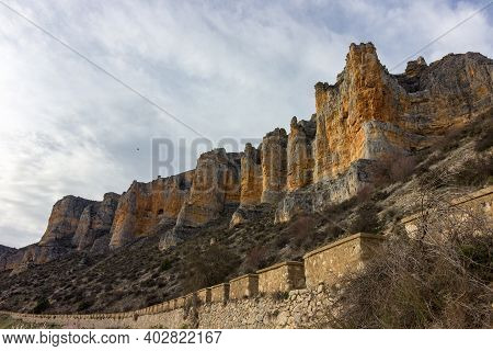 View Of Gorges Of Riaza In Segovia (spain)