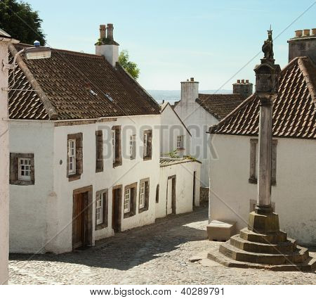 Culross Market Square. Scotland, Egyesült Királyság